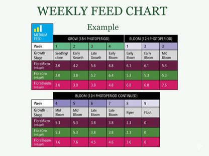 General Hydroponics Flora Series — 3-Part Nutrient System (Quart)