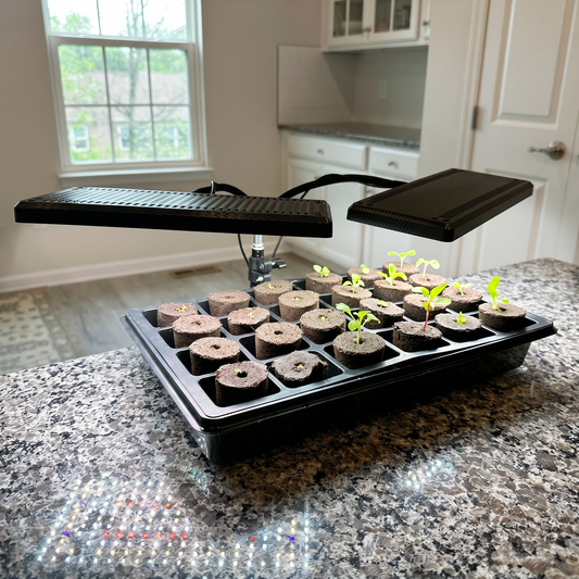 Seedling Starter Grow Light (Dual Head)